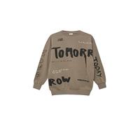 Oversized Sweatshirt mit All-over-Print 134/140 olive 2172861.96D2.134_140