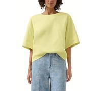 T-Shirt S.OLIVER, Damen, Gr. 46, electric lime, Jersey, Obermaterial: 100% Baumwolle, unifarben, regular fit normal, Rundhals, Shirts T-Shirt, mit Halbarm (50514566-46) electric lime
