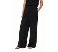 Twillhose mit Eingrifftaschen und Wide Leg 36 schwarz 2169107.9999.36