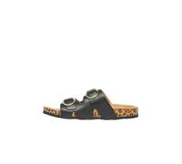 Pantoletten in Leder-Optik 38 schwarz 2178779.99D8.38