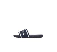 Pantoletten mit Logo und Kontrast-Details 42 blau 2177783.5750.42