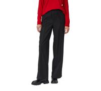 Weiche Wide-Leg-Hose mit Biesen 36/REG schwarz 2172946.9999.36_REG