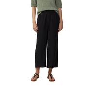 Strukturierte Culotte mit Elastikbund und Eingrifftaschen 40 schwarz 2165047.9999.40