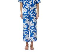 Strukturierte Culotte mit Elastikbund 42 blau 2176386.56A2.42