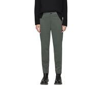 Gemusterte Stoffhose mit elastischem Bund 38 schwarz 2157189.99B5.38