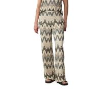 Wide-Leg-Hose aus Häkeljersey mit All-over-Muster 44 creme 2162983.02X0.44