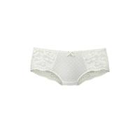 Panty S.OLIVER "Livie", Damen, Gr. 36/38, beige (creme), Spitze, Obermaterial: 87% Polyamid, 13% Elasthan, Unterhosen Panty, mit zarter Jacquardspitze und feinem Soft-Mesh (40745869-36) creme