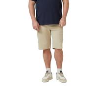 Chinoshorts, Herren, Gr. 44, N-Gr, beige, Web, Obermaterial: 97% Baumwolle, 3% Elasthan, S.OLIVER MEN BIG SIZES, unifarben, regular fit knielang, Hosen Chinoshorts, mit Taschen (70458709-44) beige