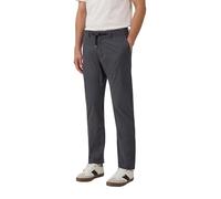 Phoenix: Gemusterte Chino aus Baumwollstretch mit Elastikbund 36/30 schwarz 2170544.99K8.36_30