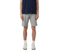 Bermudas S.OLIVER "PHOENIX", Damen, Gr. 34, N-Gr, grau, Web, Obermaterial: 98% Baumwolle, 2% Elasthan, gerade kniefrei, Hosen Bermudas, Kontrastkordel, Regular Fit (41643519-34) grau