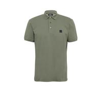 Piqué-Poloshirt aus Baumwollstretch mit Label-Patch XL Grün 2165160.7916.XL
