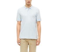 Piqué-Poloshirt mit Kontrast-Details L blau 2178944.5110.L