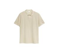 Piqué-Poloshirt mit Kontrast-Details M beige 2178944.8148.M