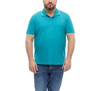 Herren Poloshirt Türkis mit Kontrastkragen ? Große Größen Freizeit & Business Polo 3XL