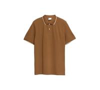 Piqué-Poloshirt mit Kontrast-Details XL braun 2178944.8919.XL