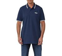 Piqué-Poloshirt mit Kontrastdetails und Logo XLT blau 2169728.5852.XLT