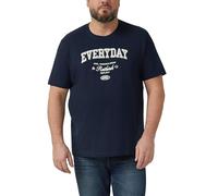 Piqué-T-Shirt mit Garment Dye 4XL blau 2178980.59D1.4XL
