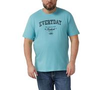 s.Oliver Piqué-T-Shirt mit Garment Dye Türkis Größe 5XL