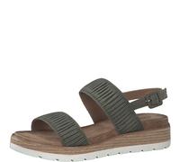 s.Oliver Plateau Sandaletten für Damen, oliv, Größe 41 EU