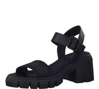 s.Oliver Plateau Sandaletten für Damen, schwarz, Größe 36 EU