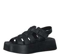 s.Oliver Plateau Sandaletten für Damen, schwarz, Größe 37 EU