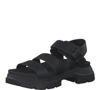 s.Oliver Plateau Sandaletten für Damen, schwarz, Größe 39 EU