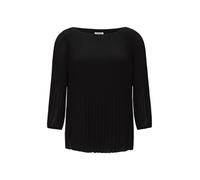 Plisseebluse S.OLIVER BLACK LABEL Gr. 40, schwarz (black) Damen Blusen (69344947-40) black