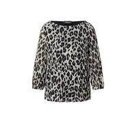 s.Oliver Plissierte Bluse mit All-Over-Print