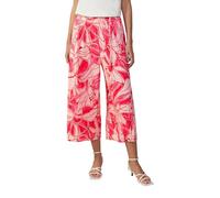 s.Oliver BLACK LABEL Plissierte Culotte mit All-Over-Print und Elastikbund pink 46