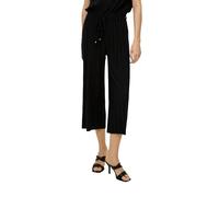 Plissierte Hose mit Wide Leg 44 schwarz