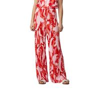 Plissierte Wide-Leg-Hose im Relaxed Fit 40 rot|mehrfarbig 2164186.30A1.40