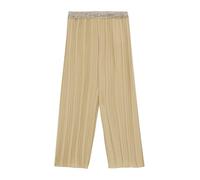 s.Oliver Plissierte Wide-Leg-Hose mit Glitzerbund Sandstein 128