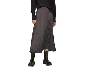 s.Oliver Plissierter Midirock aus Satin