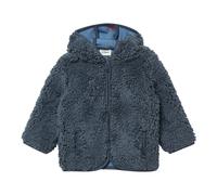 Unisex Jacke aus Teddyplüsch mit gemustertem Jersey-Futter 62 blau 2171602.9825.62
