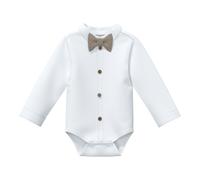 s.Oliver Polo-Body langarm mit Fliege 80 weiß