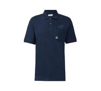 Flammgarn-Poloshirt mit Brusttasche und Stickerei 3XL blau 2165618.5852.3XL