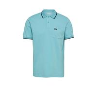 Poloshirt aus Flammgarn-Piqué XL türkis 2175894.6603.XL