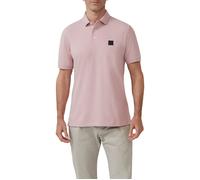 Piqué-Poloshirt aus Baumwollstretch mit Label-Patch M Rosa 2166732.4163.M