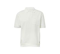 s.Oliver RED LABEL Relaxed Fit Poloshirt aus reiner Baumwolle in Weiss, Größe L