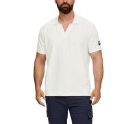 Poloshirt aus Baumwollstretch mit Applikation XXL weiß 2153706.0120.XXL