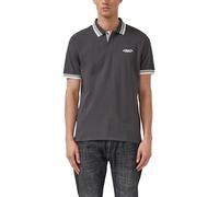 s.Oliver Poloshirts Grey/black Größe: M | Poloshirts Outlet | Herren | Grau