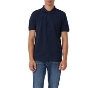 Poloshirt S.OLIVER, Herren, Gr. XXXL, blau, Piquu00e9, Obermaterial: 100% Baumwolle, unifarben, casual, regular fit taillenbedeckt, ohne Ausschnitt, Kurzarm, Shirts, mit Logo Stickerei (15922305-XXXL)