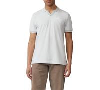 s.Oliver Red Label - Poloshirt aus Bicolour-Piqué weiß - Gr. - L