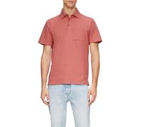 Poloshirt aus zweifarbigem Waffelpiqué mit Brusttasche 3XL rot 2164772.4291.3XL