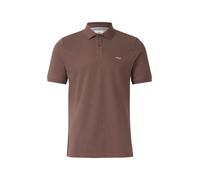 s.Oliver Poloshirt RED LABEL Regular Fit Baumwollpiqué Dunkelbraun Größe S