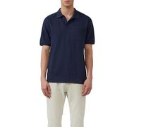 Poloshirt im Relaxed Fit mit Struturstreifen M blau 2163495.5852.M