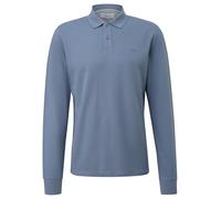 Langarm-Poloshirt aus Baumwoll-Piqué mit Bündchen L blau 2170160.5363.L