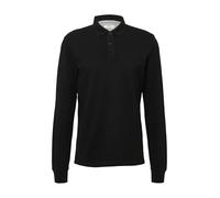 Langarm-Poloshirt aus Baumwoll-Piqué mit Bündchen XXL schwarz 2170160.9999.XXL