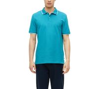 Piqué-Poloshirt mit Kontrast-Details XL türkis 2178944.6628.XL