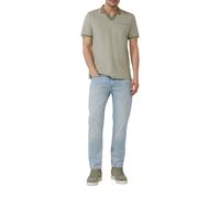 Poloshirt aus zweifarbigem Piqué mit Brusttasche XL Grün 2171066.78W2.XL